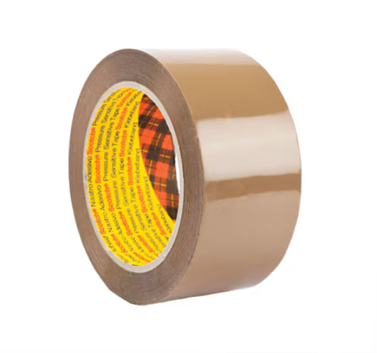 Scotch® Dozensluittape 313, Lichtbruin, 50 mm x 66 m, 0.065 mm