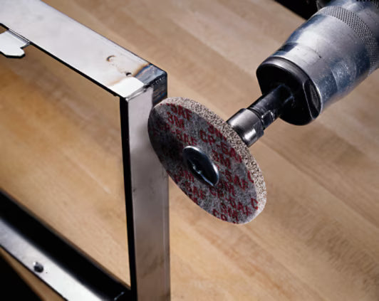 Scotch-Brite™ Roloc™+ Cut and Polish Unitised Wiel CP-UR, 75 mm x 6 mm x 10 mm, 5A FIN
