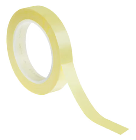 3M™ Isolatietape van polyesterfolie 1350F-1, Gel, 19 mm x 66 m x 0.06 mm, kunststof kern