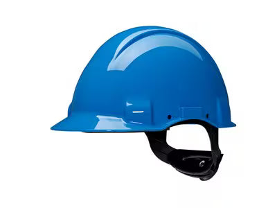 3M™ Veiligheidshelm, Uvicator, pinlock, zonder ventilatie, 440 V diëlektrisch, kunststof zweetband, blauw, G3001CUV-BB