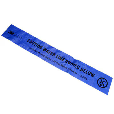 3M™ EMS-waarschuwingstape (Electronic Marking System) 7903, blauw, 152 mm, water, 152 m rol, 1 rol/doos