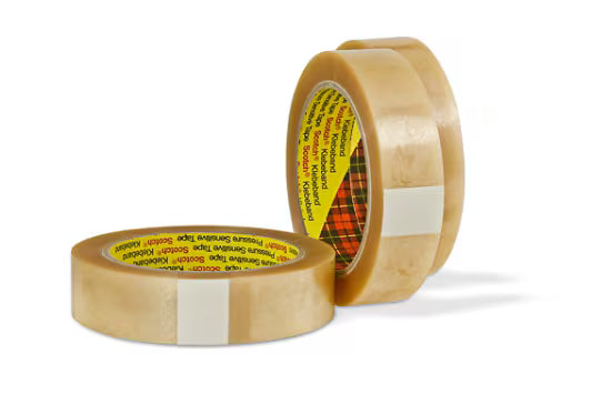 Scotch® Hoogwaardige PVC dozensluittape 6890, Transparant, 50 mm x 66 m, 0.05 mm