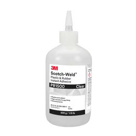 3M™ Scotch-Weld™ Snellijm Kunststof en Rubber PR1500, Transparant, 500 g