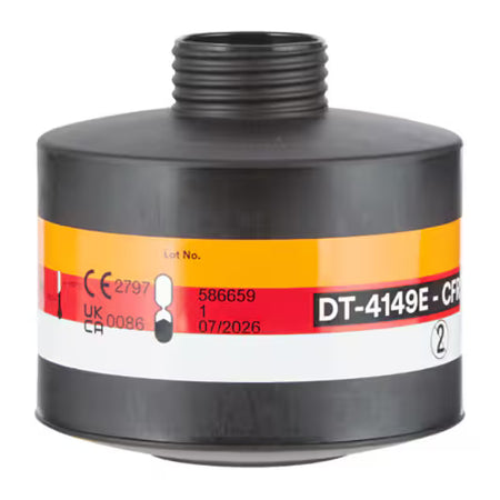 3M™ Gas/damp-patroon en deeltjesfilter met DIN-schroefdraad CFR32-reactor HgP3 R D (LI2), DT-4149E