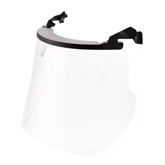 3M™ Gelaatsscherm, korte klep, polycarbonaat, helder, large, V4KK