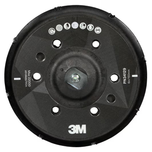3M™ Perfect-It™ Excentrische polijstmachinesteunschijf, 150 mm (6 in), 34129