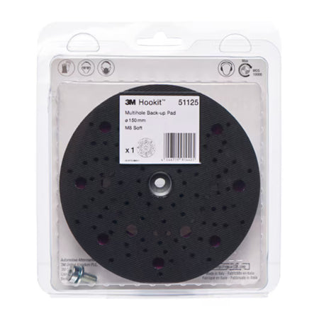 3M™ Hookit™ Multihole steunschijf, 150 mm, M8, 51125