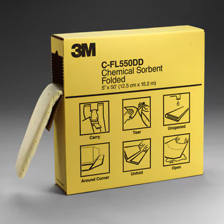 3M™ Chemicaliën Absorptiemiddel Rollen 2001, 120 mm x 15.2 m, 3/Doos