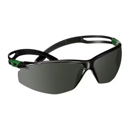 3M™ SecureFit™ 500 Veiligheidsbril, groen/zwart montuur, antikras+ (K), IR 3.0 grijze lenzen, SF530ASP-GRN-EU, 20/doos