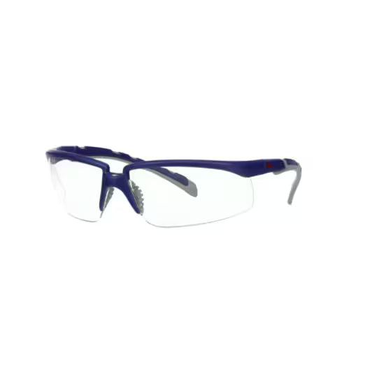 3M™ Solus™ Series 2000, S2001ASP-BLU, blauw/grijze veren, heldere antikras+ lenzen, 20/doos