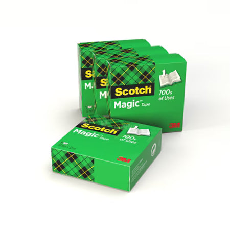 Scotch® Magic™ Onzichtbaar plakband, 4 rollen, 19 mm x 33 m