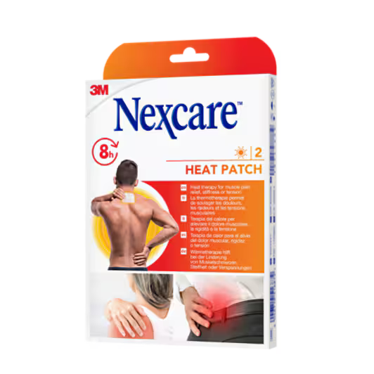 Nexcare™ Warmtepleister, 9,5 cm x 13 cm, 2/verpakking