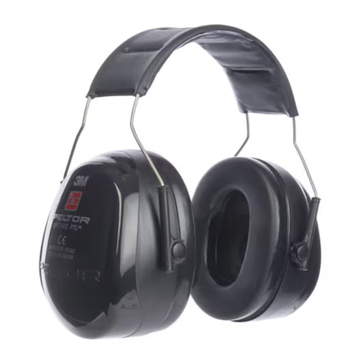 3M™ PELTOR™ Optime™ Push to Listen gehoorkap met hoofdbeugel