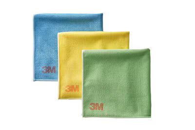 Scotch-Brite™ High Performance Microvezeldoek 2011, Gemengde kleuren, 360 mm x 360 mm, 3/Pak, 10 Pak/Doos
