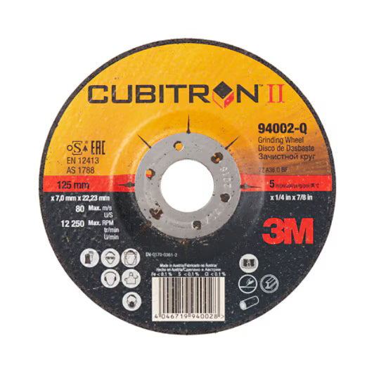 3M™ Cubitron™ II Afbraamschijf, T27,  230 mm x 7 mm x 22 mm, A36