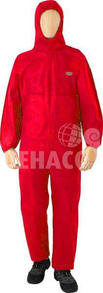 Fibre Guard wegwerpoverall categorie III type 5/6 rood maat XXL