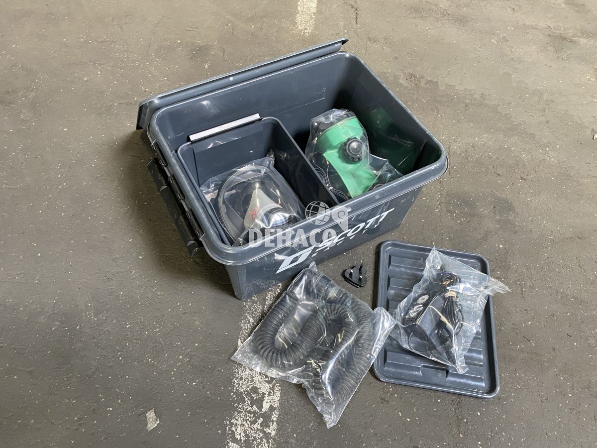 Gebruikte Scott Proflow SC Asbestos compleet met Vision masker M/L