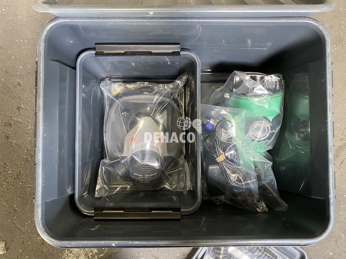 Gebruikte Scott Proflow SC Asbestos compleet met Vision masker M/L
