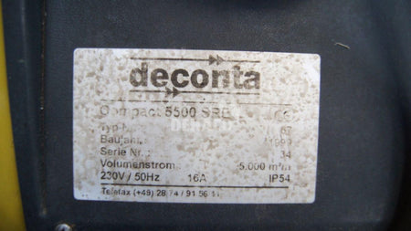Occasion: Deconta Compact 5500 onderdrukmachine