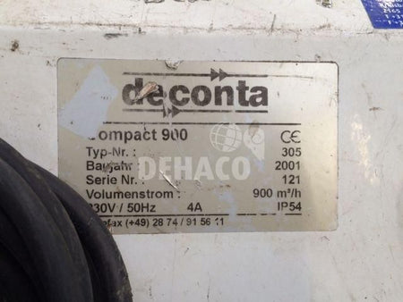 Occasion: Deconta Compact 900 onderdrukmachine