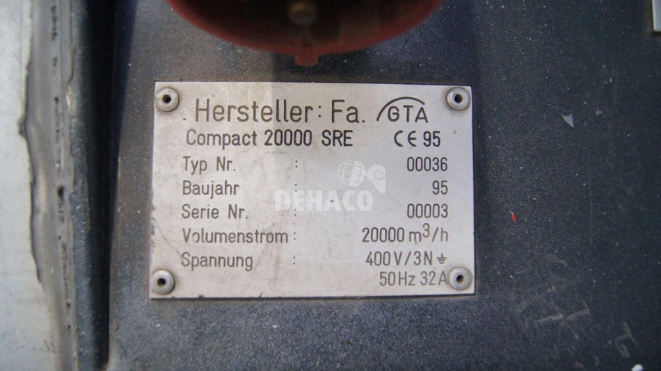 Occasion: Deconta D20000 onderdrukmachine