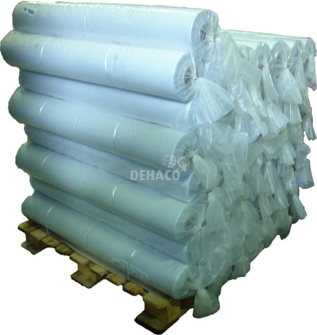 PE-folie op rol 4x25 meter 200 micron 30% wit