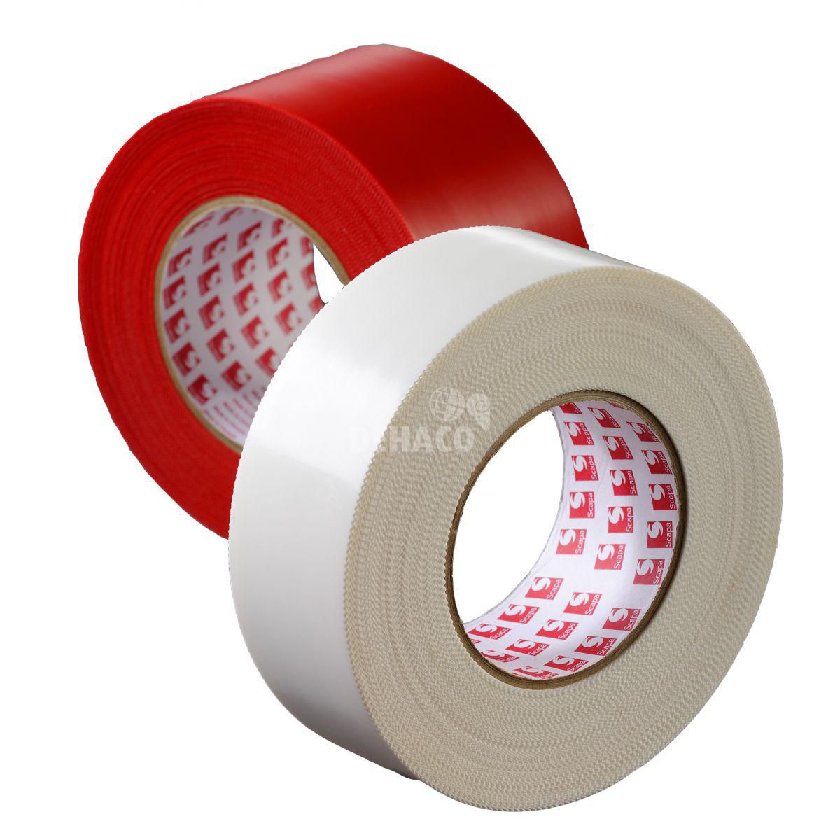 Scapa polyflex 133 rood 48mm x 33mtr