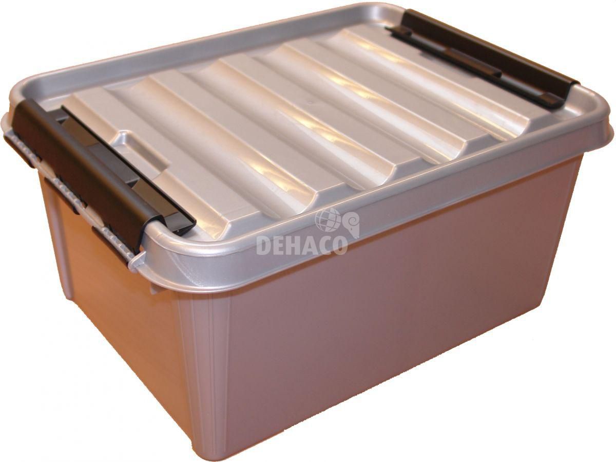 Transportbox zilver 8 liter
