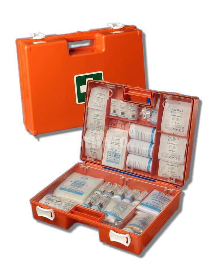 Verbandtrommel BHV inclusief wandhouder