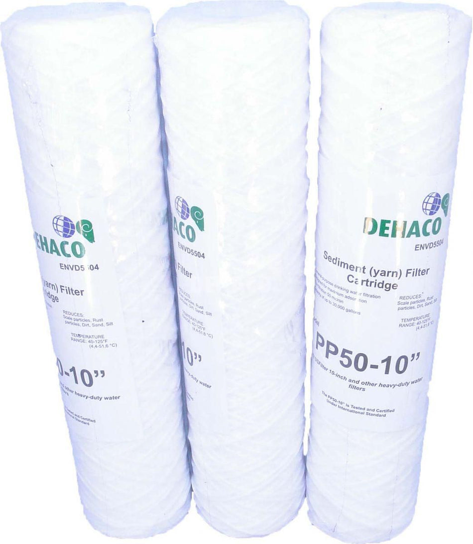 Waterfilterkaars 50 micron lengte 10 inch