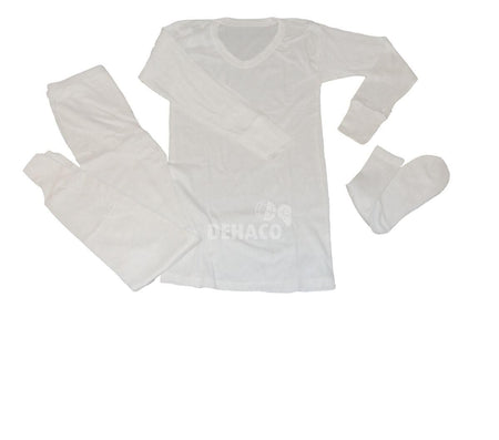 Winter onderkleding katoen exclusief handdoek per pakket